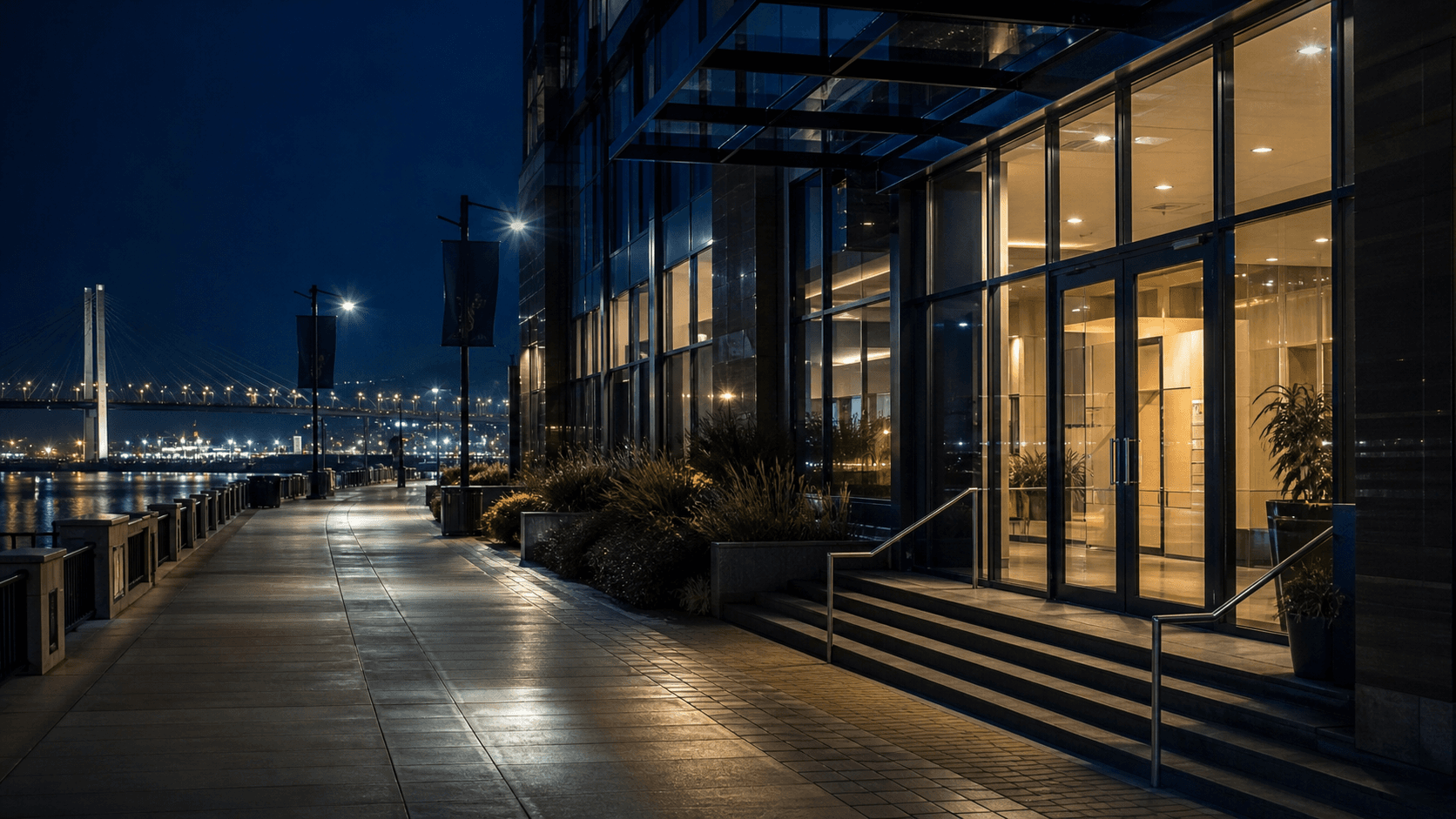 After-hours commercial cleaning route in New Westminster